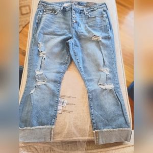 Torrid Crop Boyfriend size 16